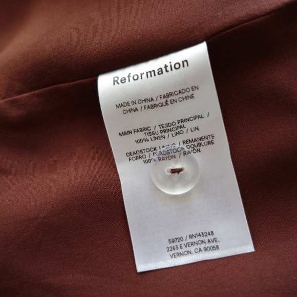 Reformation Satori Linen Midi Dress - Picture 10 of 10